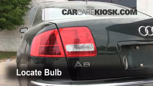 2004 Audi A8 Quattro L 4.2L V8 Luces Luz trasera (reemplazar foco)